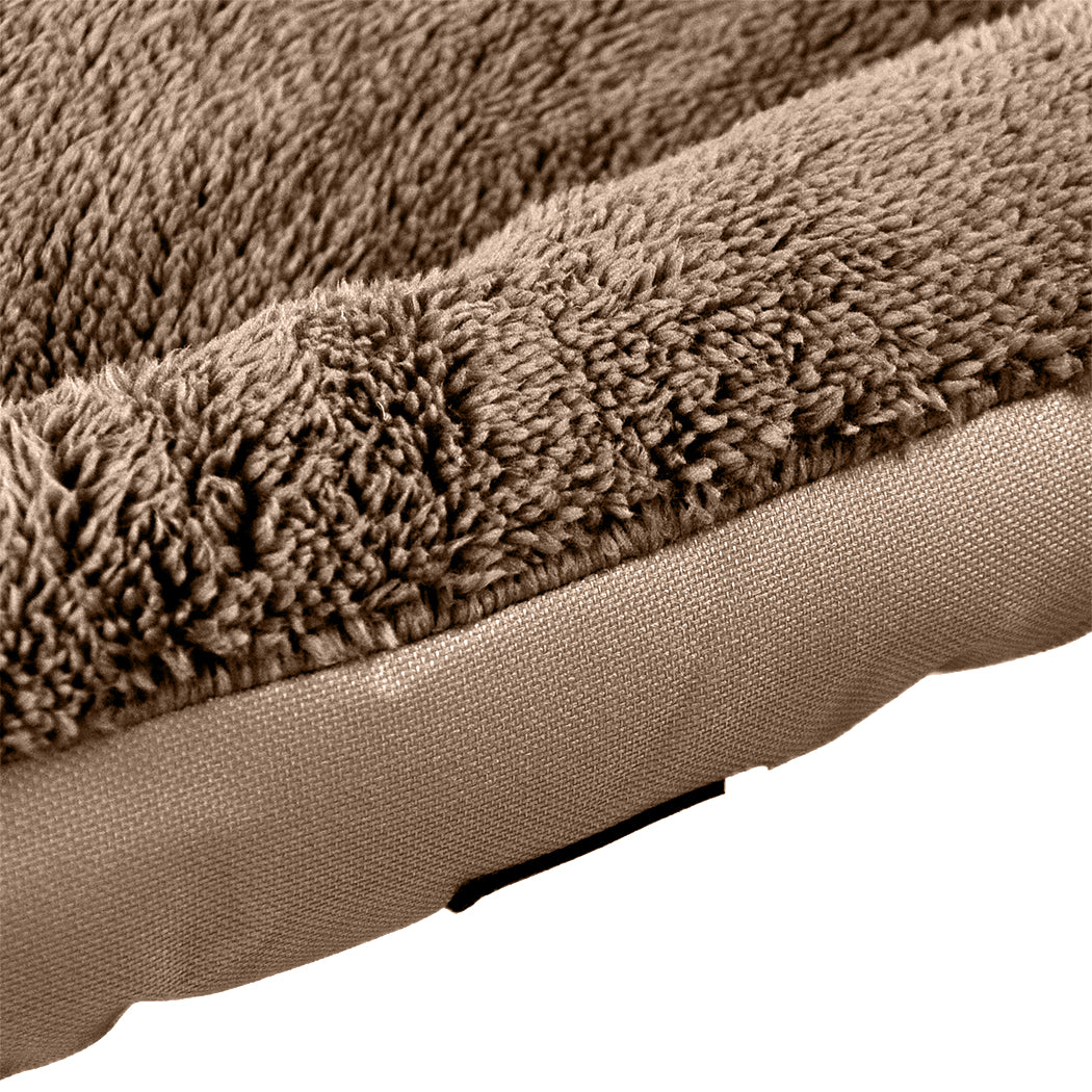PaWz Pet Bed Mattress Dog Cat Pad Mat Cushion Soft Winter Warm Large Cream PaWz