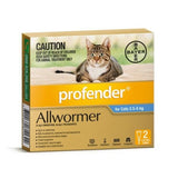 Profender Allwormer For Cats (2 Treatments)