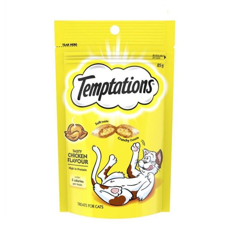 Temptations Tasty Chicken Flavour For Cats (85g) Temptations