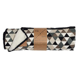 Mog And Bone Designer Fleece Reversible Blanket Mocca Diamond Dog Cat