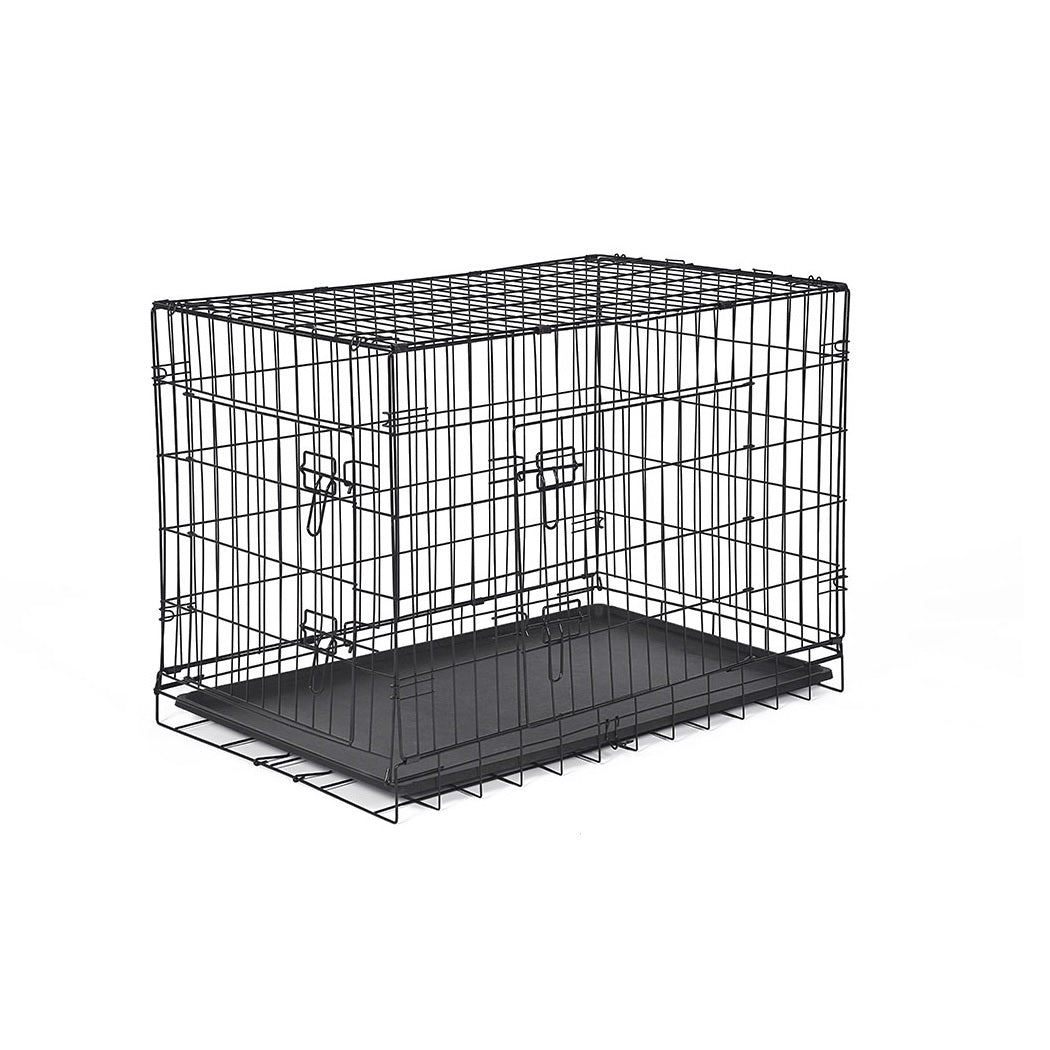 PaWz Pet Dog Cage Crate Kennel Portable Collapsible Puppy Metal Playpen 42" PaWz