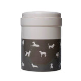 Mog And Bone Ceramic Canister Mocca Dog