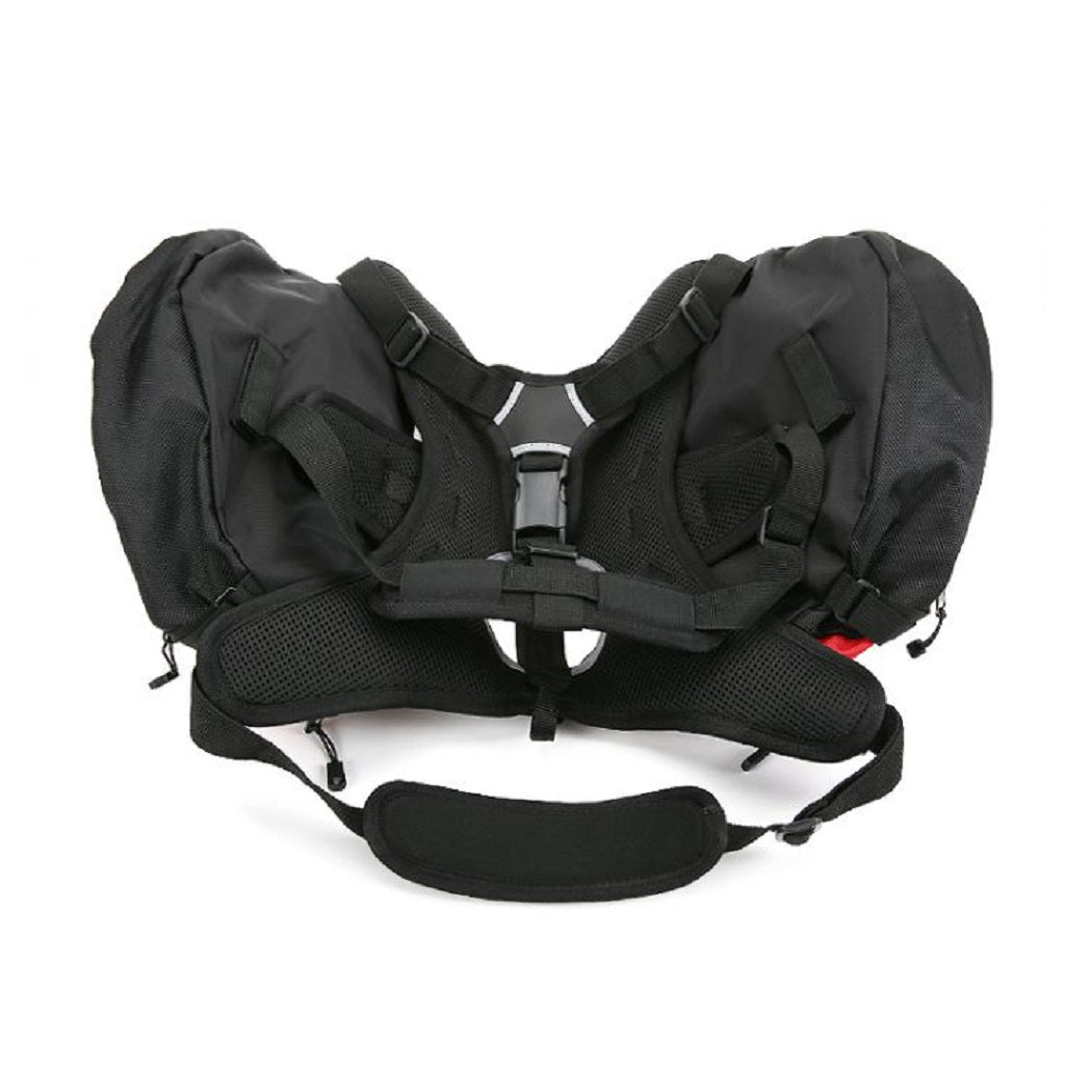 Dog Harness Backpack Red L True Love