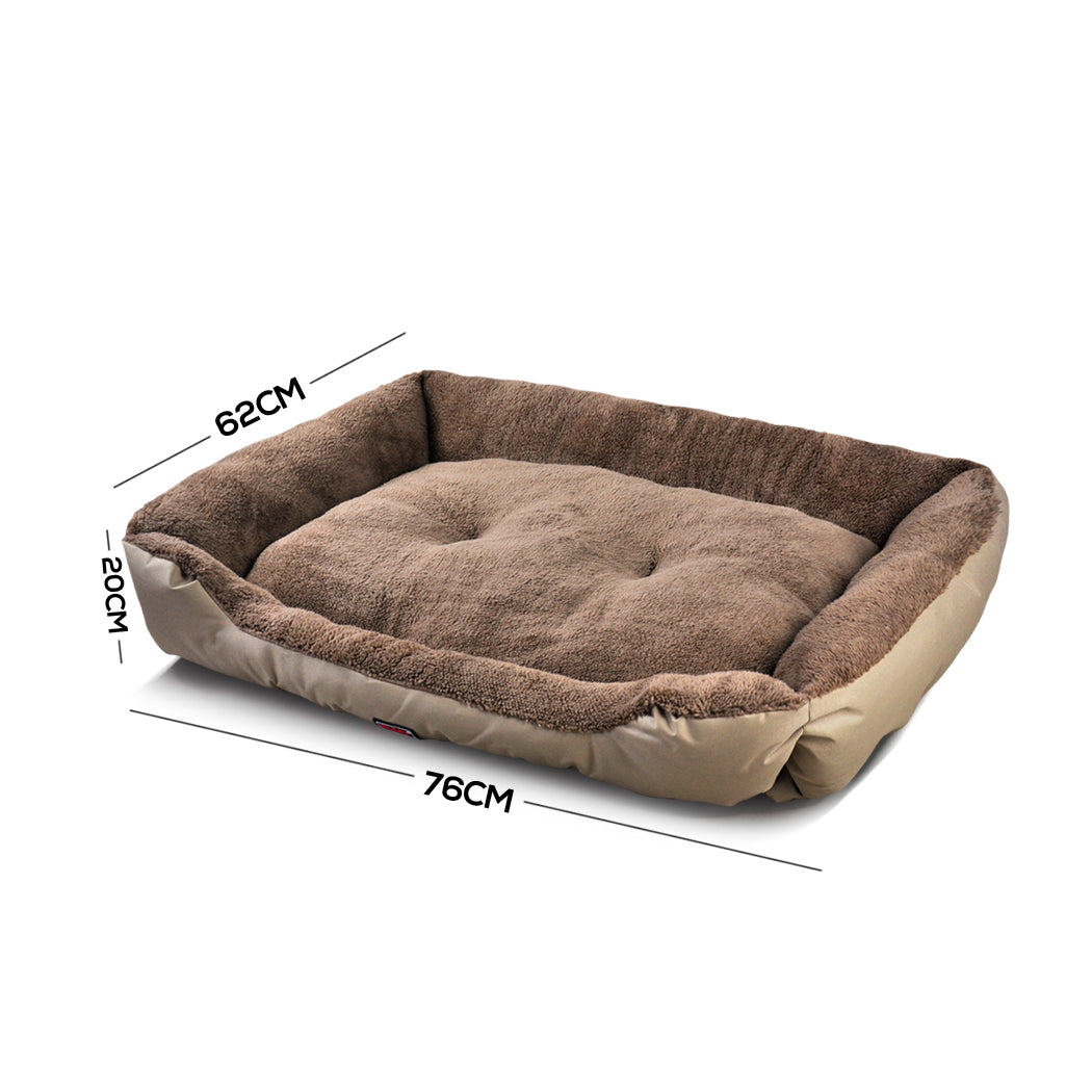 PaWz Pet Bed Mattress Dog Cat Pad Mat Cushion Soft Winter Warm Large Cream PaWz