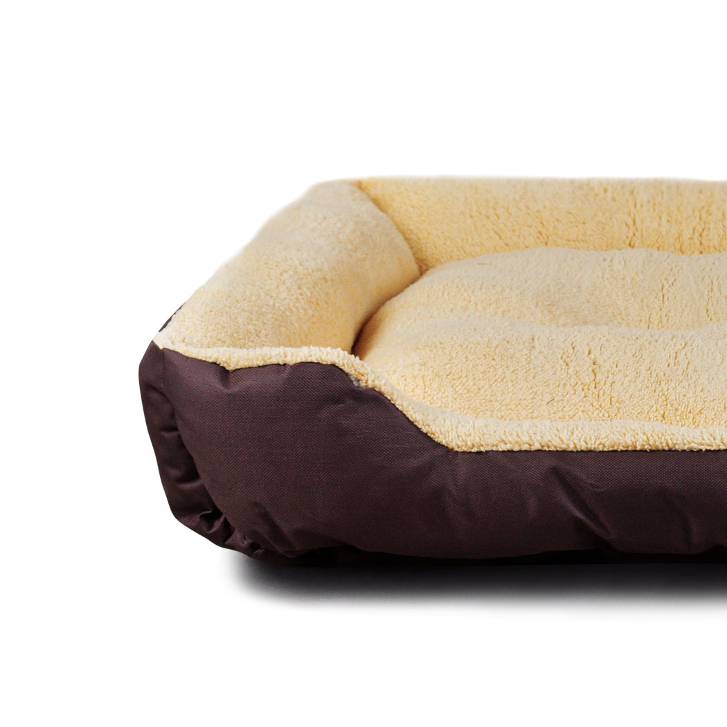 PaWz Pet Bed Mattress Dog Cat Pad Mat Cushion Soft Winter Warm X Large Brown PaWz