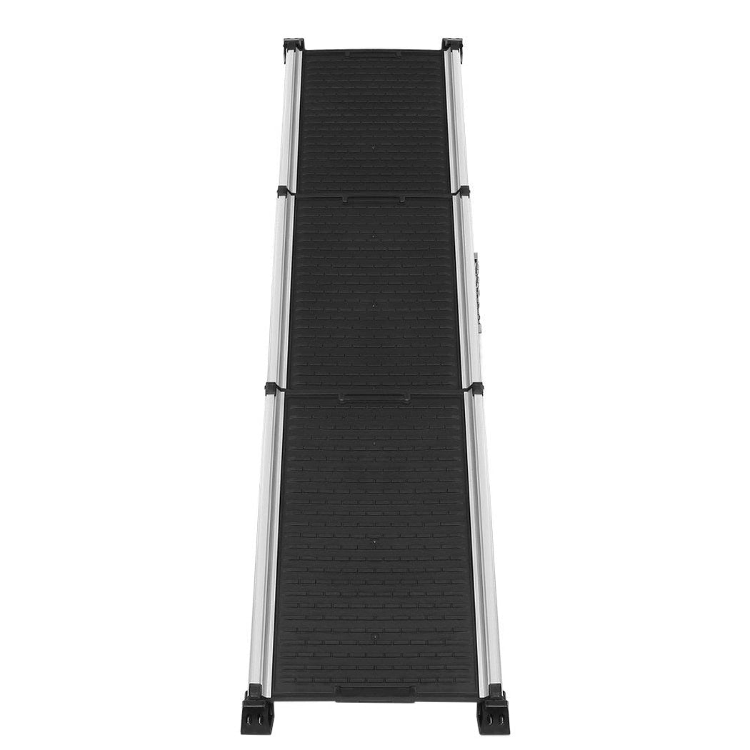 i.Pet Deluxe Aluminium Foldable Pet Ramp - Black i.Pet