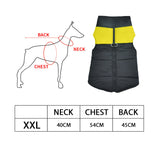 PaWz PaWz Dog Winter Jacket Padded Pet Clothes Windbreaker Vest Coat 2XL Orange PaWz