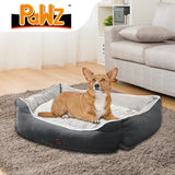 PaWz Pet Bed Mattress Dog Cat Pad Mat Puppy Cushion Soft Warm Washable L Grey PaWz