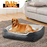 PaWz Pet Bed Mattress Dog Cat Pad Mat Puppy Cushion Soft Warm Washable XL Grey PaWz