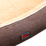 PaWz Pet Bed Mattress Dog Cat Pad Mat Puppy Cushion Soft Warm Washable 2XL Brown PaWz