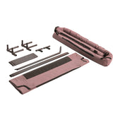 PaWz Pet Bed Heavy Duty Frame Hammock Bolster Trampoline Dog Puppy Mesh L Coffee PaWz