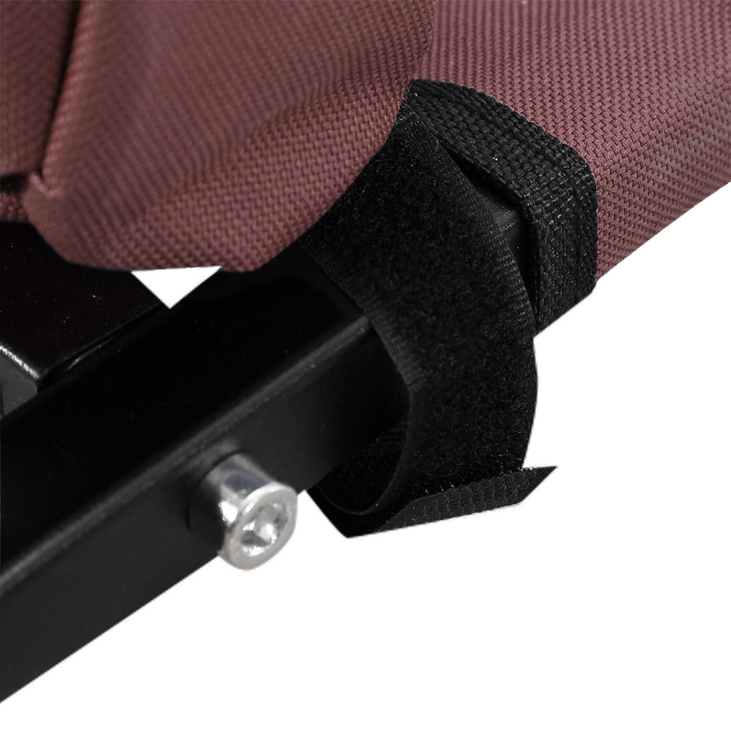 PaWz Pet Bed Heavy Duty Frame Hammock Bolster Trampoline Dog Puppy Mesh L Coffee PaWz