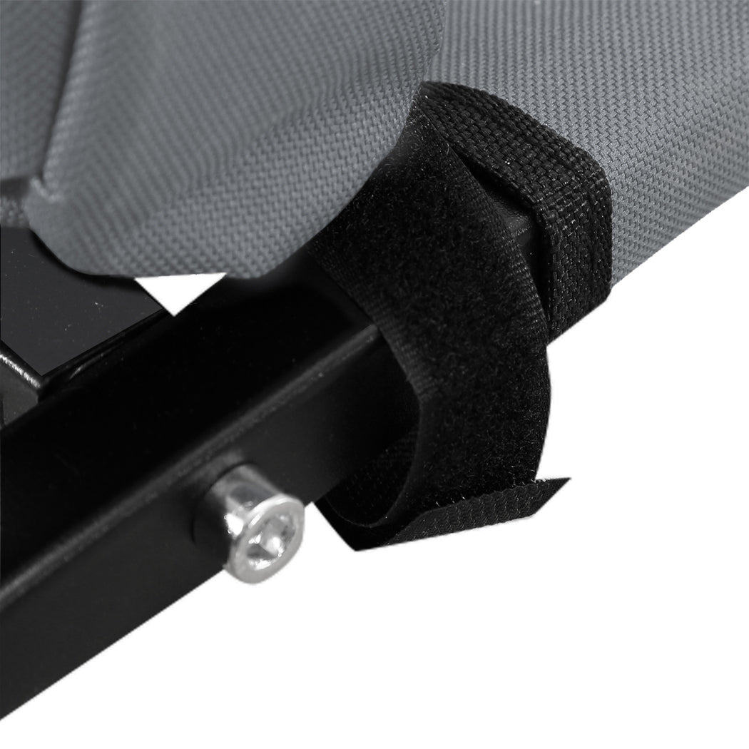 PaWz Heavy Duty Pet Bed Bolster Trampoline Dog Puppy Cat Hammock Mesh XL Grey PaWz