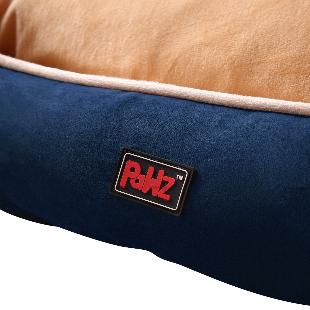 PaWz Pet Bed Dog Puppy Beds Cushion Pad Pads Soft Plush Cat Pillow Mat Blue 3XL PaWz
