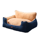 PaWz Pet Bed Dog Puppy Beds Cushion Pad Pads Soft Plush Cat Pillow Mat Blue M