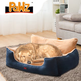 PaWz Pet Bed Dog Mattress Bedding Calming Beds Soft Cushion Puppy Pillow Blue PaWz