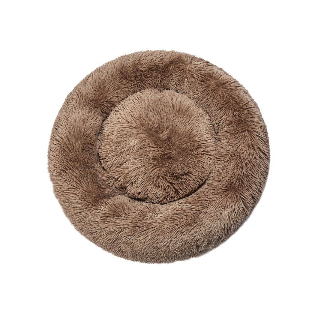 PaWz Pet Bed Mattress Dog Beds Bedding Cat Pad Mat Cushion Winter L Brown PaWz