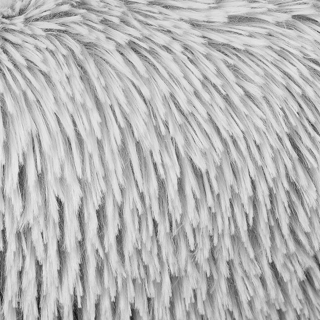 PaWz Pet Bed Dog Beds Mattress Bedding Cat Pad Mat Cushion Winter M Grey PaWz