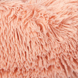 Pet Bed Cat Dog Donut Nest Calming Kennel Cave Deep Sleeping Pink S PaWz