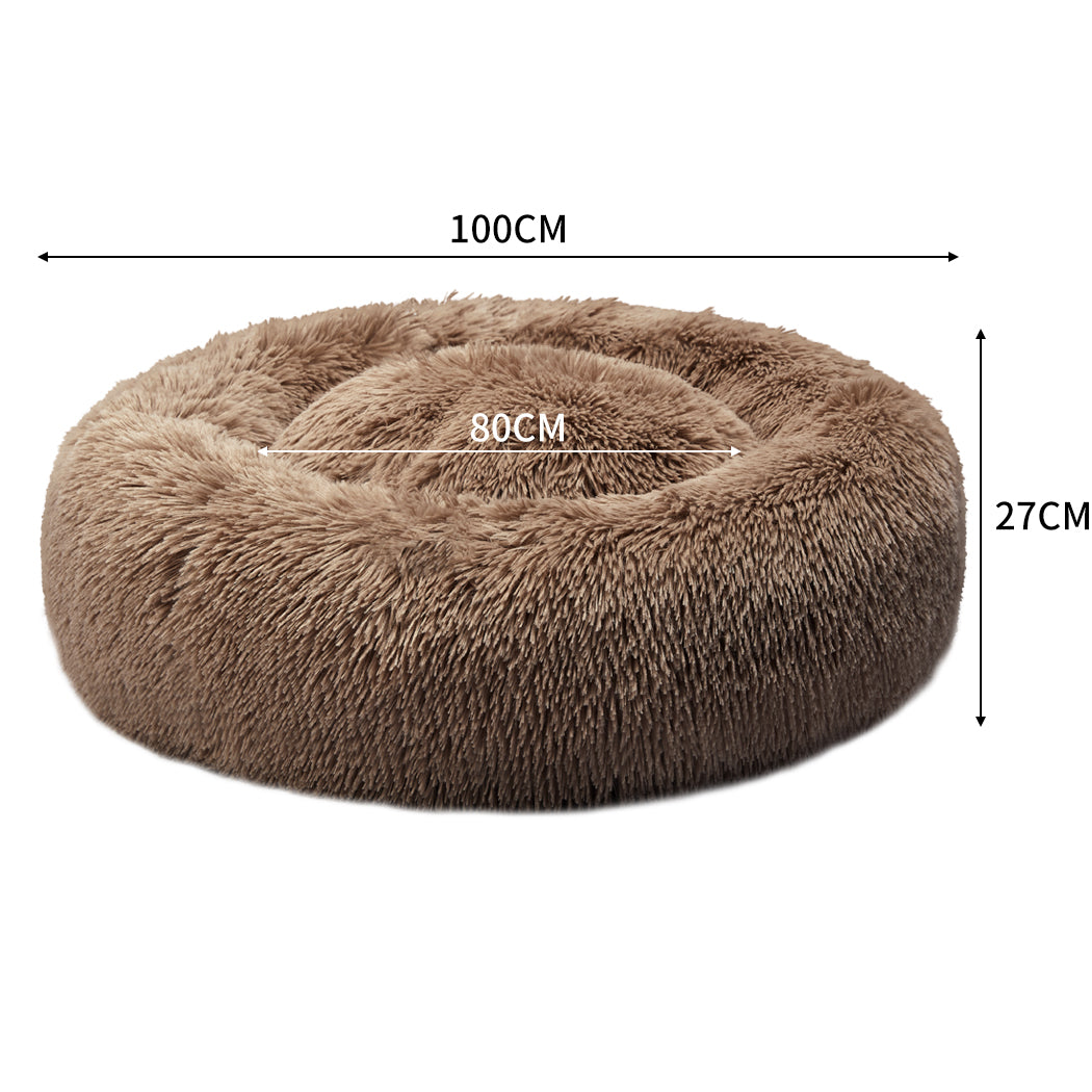 PaWz Pet Bed Mattress Dog Beds Bedding Cat Pad Mat Cushion Winter XXL Brown PaWz