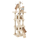 PaWz 2.1M Cat Scratching Post Tree Gym House Condo Furniture Scratcher Tower PaWz