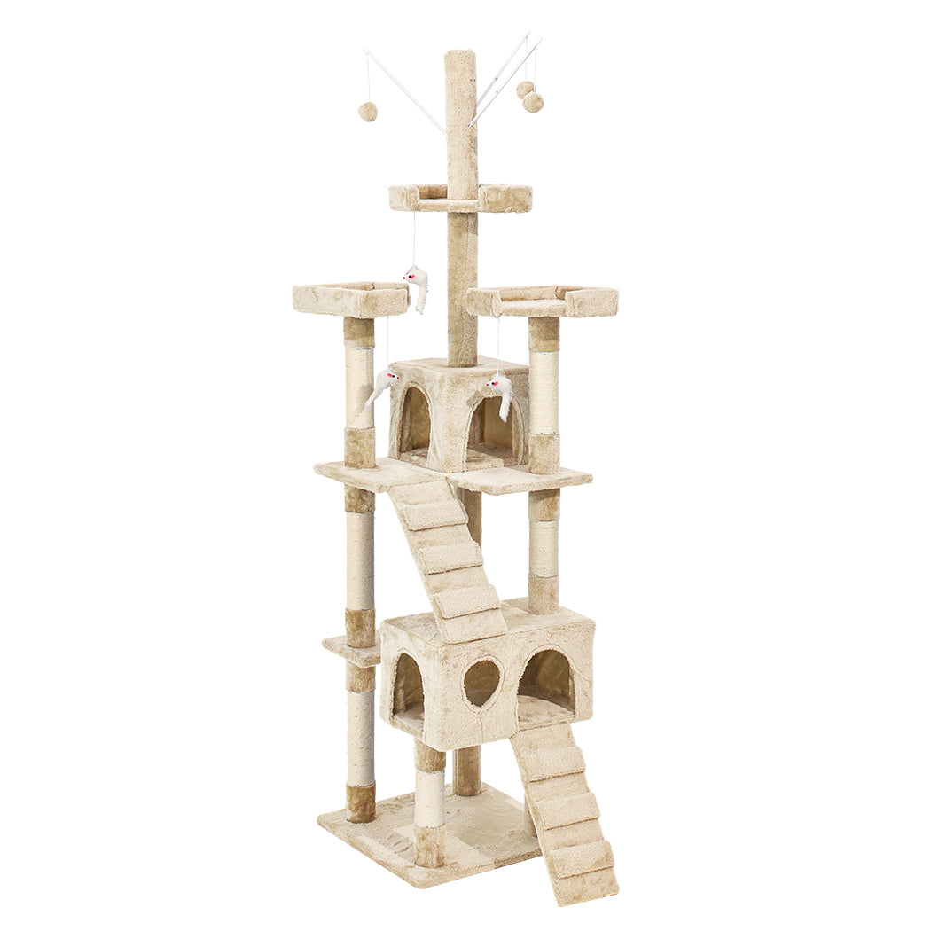 PaWz 2.1M Cat Scratching Post Tree Gym House Condo Furniture Scratcher Tower PaWz