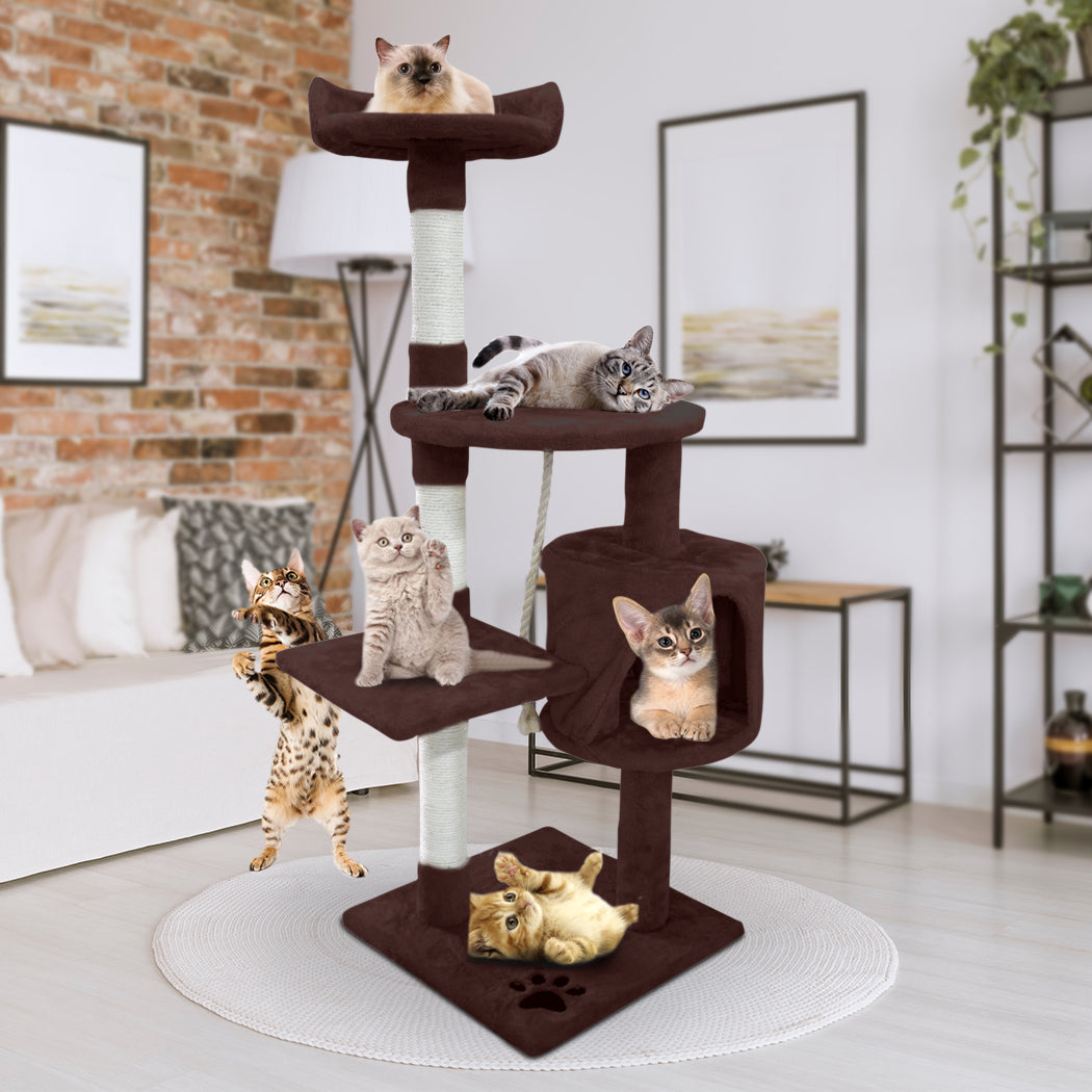 PaWz 1.1M Cat Scratching Post Tree Gym House Condo Furniture Scratcher Tower PaWz