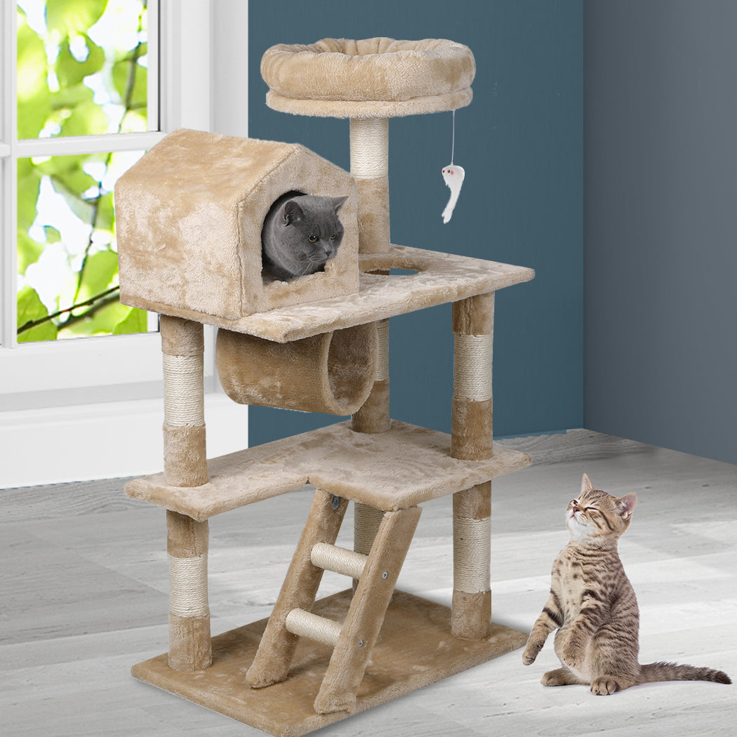 Cat Tree Tower Condo House Post Scratching Furniture Play Pet Activity Kitty Bed PaWz