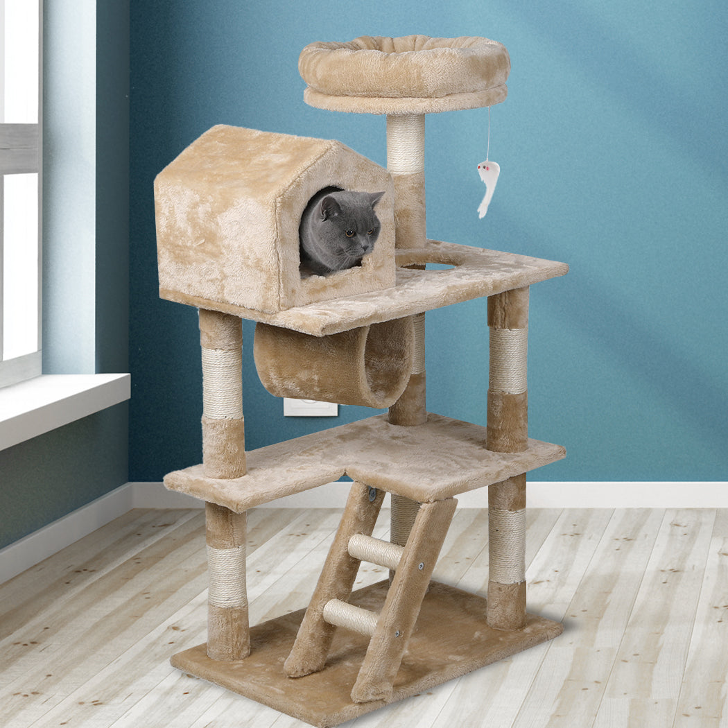Cat Tree Tower Condo House Post Scratching Furniture Play Pet Activity Kitty Bed PaWz