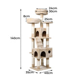 Cat Tree Tower Condo House Post Scratching Furniture Play Pet Activity Kitty Bed PaWz