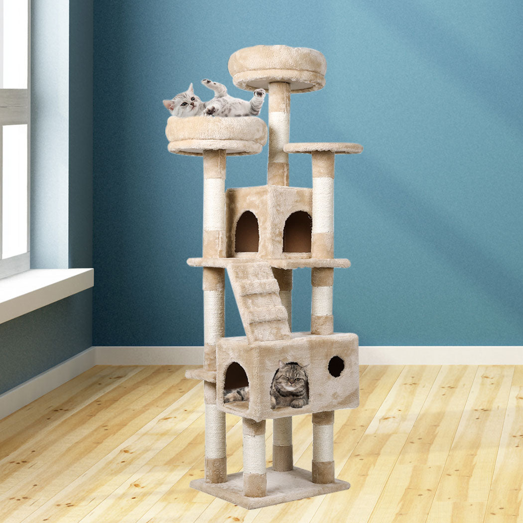 Cat Tree Tower Condo House Post Scratching Furniture Play Pet Activity Kitty Bed PaWz