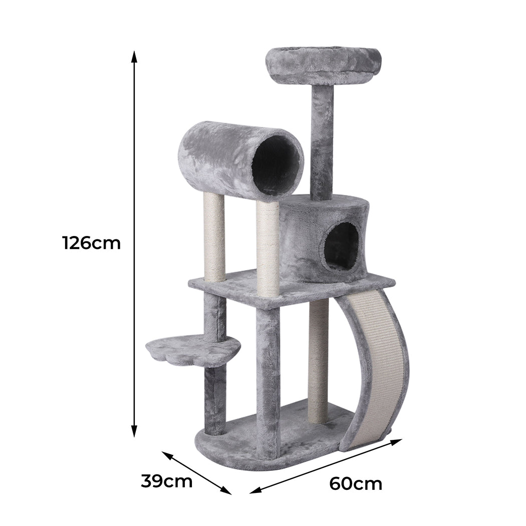 Cat Tree Tower Condo House Post Scratching Furniture Play Pet Activity Kitty Bed PaWz