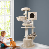 Cat Tree Tower Condo House Post Scratching Furniture Play Pet Activity Kitty Bed PaWz