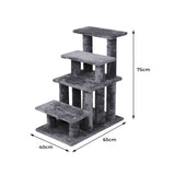 Cat Tree Beastie Scratching Post Pet Scratcher Condo Tower Scratcher Dog Climbing Grey PaWz