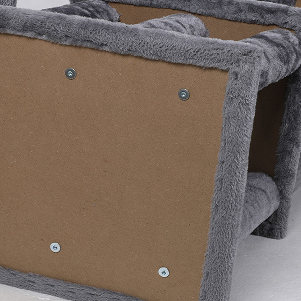 Cat Tree Beastie Scratching Post Pet Scratcher Condo Tower Scratcher Dog Climbing Grey PaWz