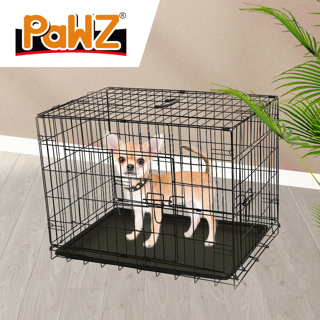 PaWz Pet Dog Cage Crate Kennel Portable Collapsible Puppy Metal Playpen 30" PaWz