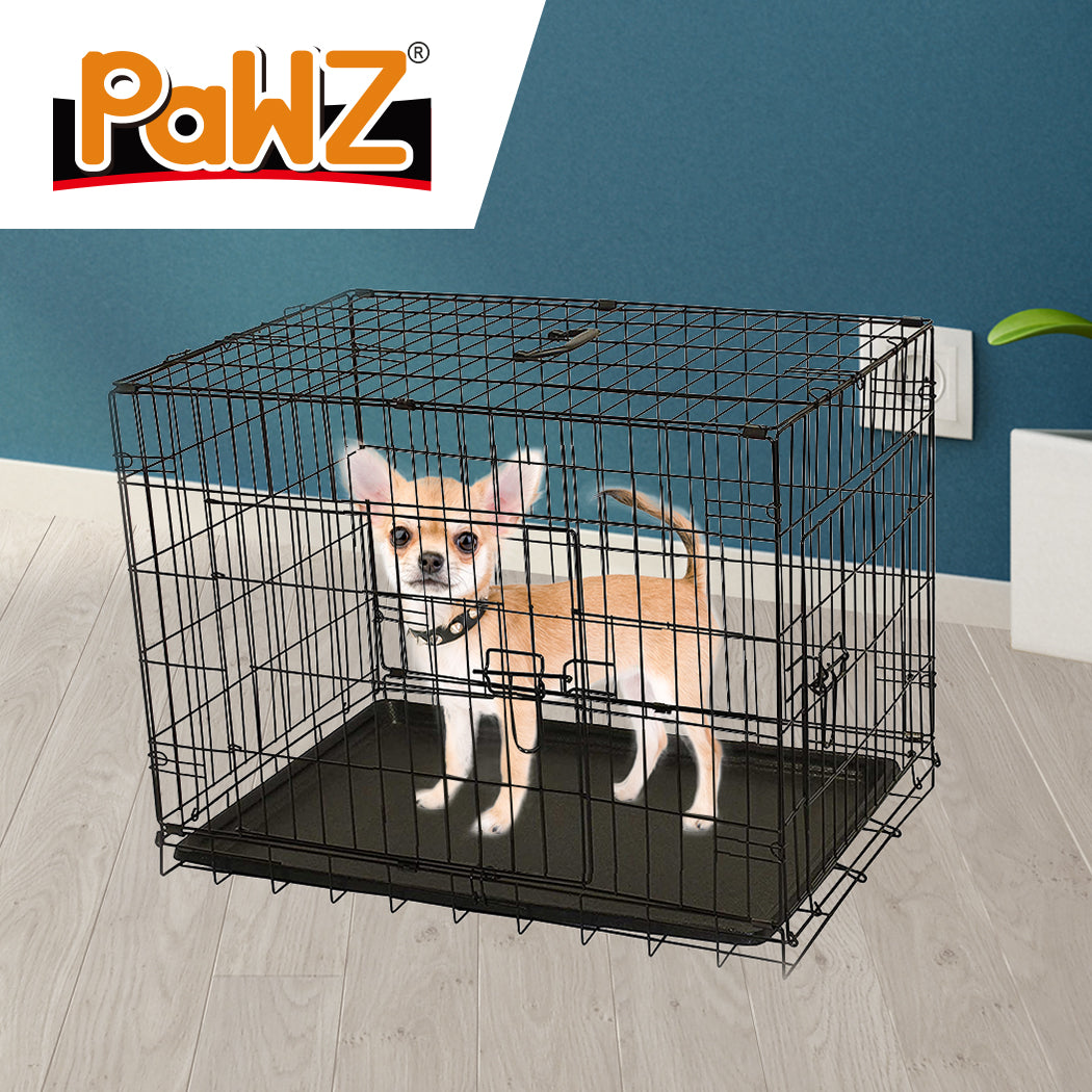 PaWz Pet Dog Cage Crate Kennel Portable Collapsible Puppy Metal Playpen 30" PaWz