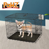 PaWz Pet Dog Cage Crate Kennel Portable Collapsible Puppy Metal Playpen 30" PaWz