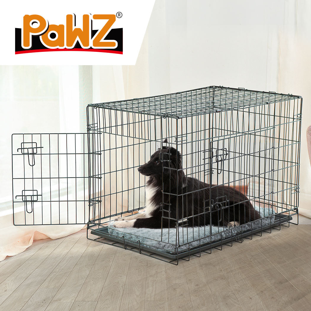 PaWz Pet Dog Cage Crate Kennel Portable Collapsible Puppy Metal Playpen 48" PaWz