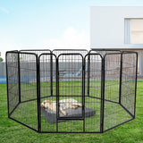 PaWz 8 Panel Pet Dog Playpen Puppy Exercise Cage Enclosure Fence Cat Play Pen 32'' PaWz
