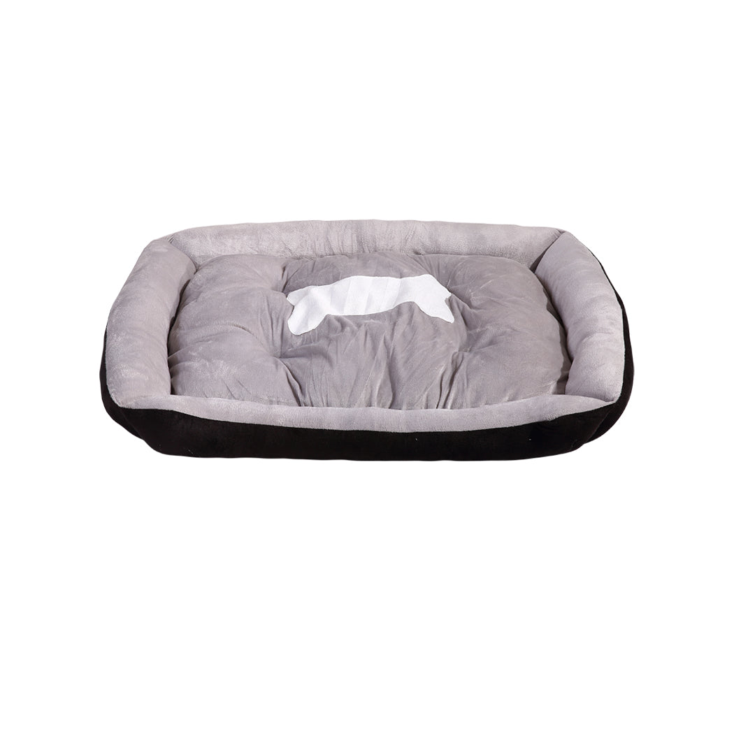PaWz Pet Bed Dog Beds Bedding Mattress Mat Cushion Soft Pad Pads Mats M Black PaWz