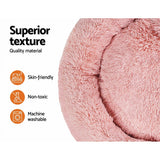 i.Pet Pet bed Dog Cat Calming Pet bed Extra Large 110cm Pink Sleeping Comfy Washable i.Pet
