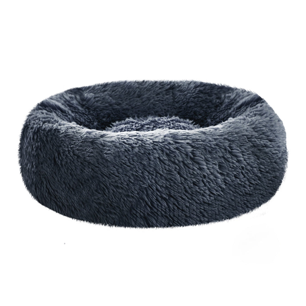 i.Pet Pet bed Dog Cat Calming Pet bed Small 60cm Dark Grey Sleeping Comfy Cave Washable i.Pet