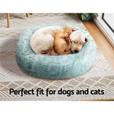 i.Pet Pet bed Dog Cat Calming Pet bed Small 60cm Teal Sleeping Comfy Cave Washable i.Pet