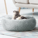 i.Pet Pet bed Dog Cat Calming Pet bed Medium 75cm Light Grey Sleeping Comfy Cave Washable i.Pet