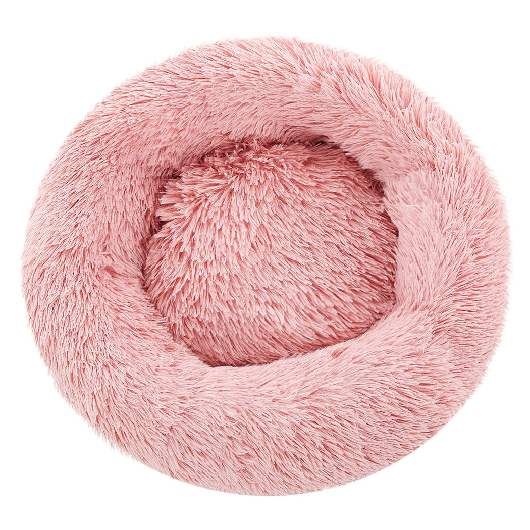 i.Pet Pet bed Dog Cat Calming Pet bed Medium 75cm Pink Sleeping Comfy Cave Washable i.Pet