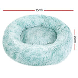 i.Pet Pet bed Dog Cat Calming Pet bed Medium 75cm White Sleeping Comfy Cave Washable i.Pet