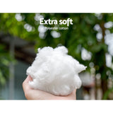 i.Pet Pet bed Dog Cat Calming Pet bed Medium 75cm White Sleeping Comfy Cave Washable i.Pet