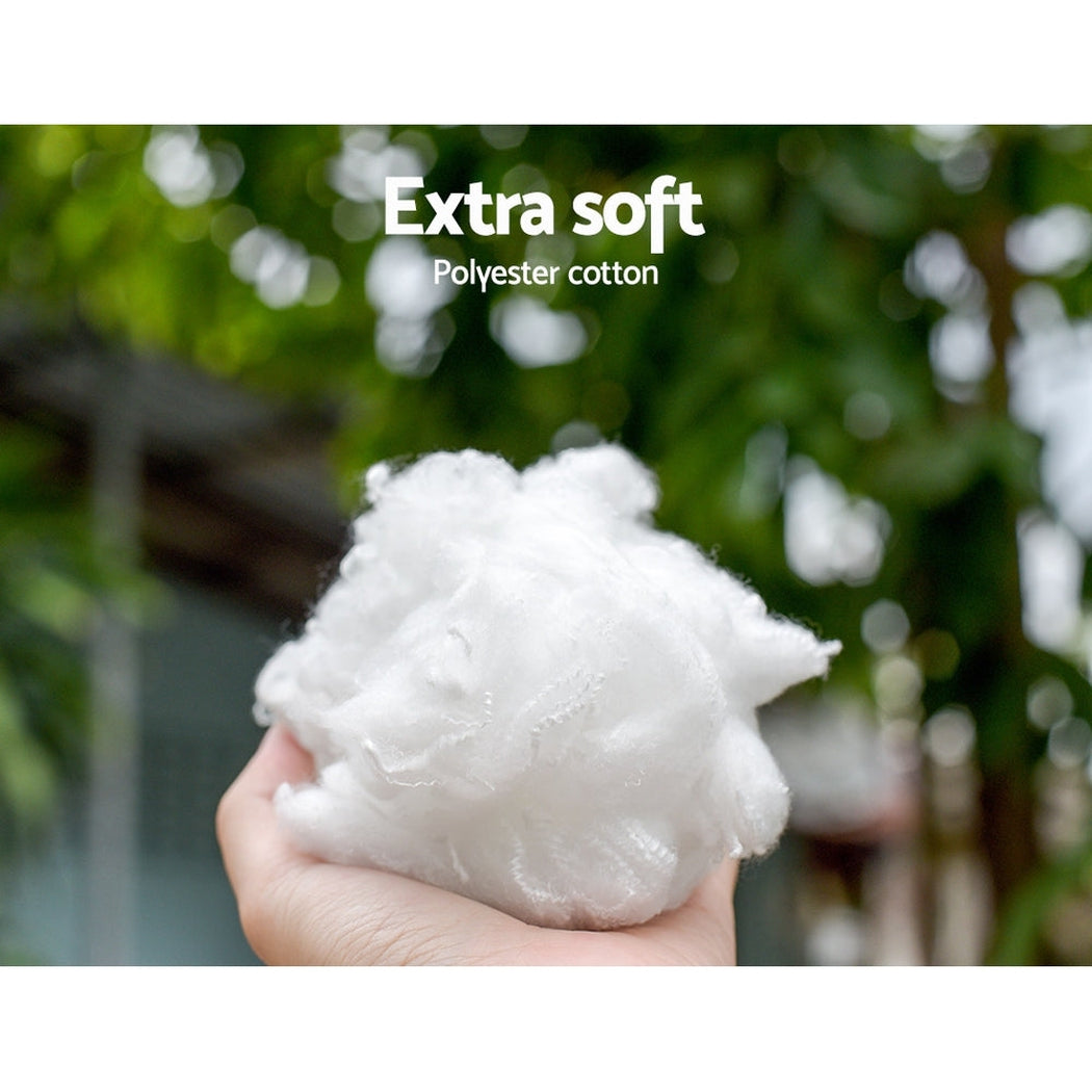 i.Pet Pet bed Dog Cat Calming Pet bed Medium 75cm White Sleeping Comfy Cave Washable i.Pet