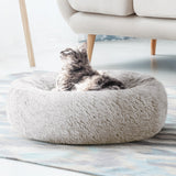 i.Pet Pet bed Dog Cat Calming Pet bed Medium 75cm White Sleeping Comfy Cave Washable i.Pet